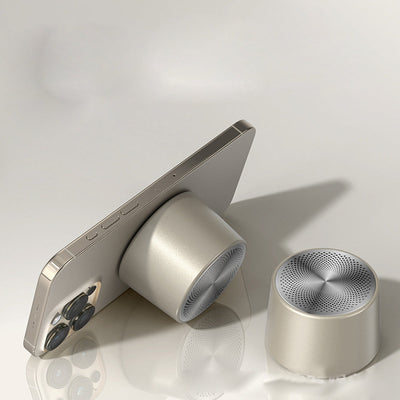 Star Sound Immersive Mini Metallic Bluetooth Speaker And Phone Stand Vista Shops