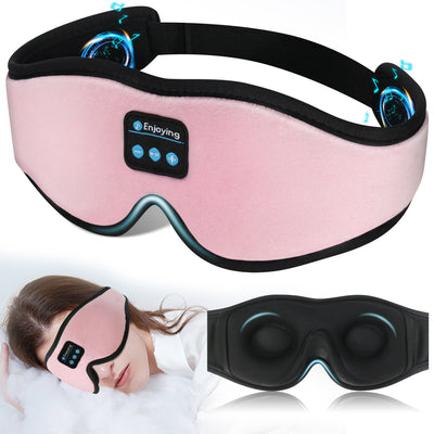 Cloud Nine 3D Stereo Wireless Eye Mask with Contoured Memory Foam
